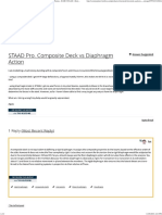 STAAD Pro. Composite Deck Vs Diaphragm Action - RAM - STAAD Forum - RAM - STAAD - Bentley Communities