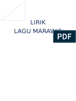 Kumpulan Lirik Lagu Marawis Terbaru Dan