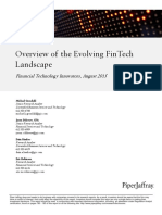 PiperJaffrayCompanies OverviewOfTheEvolvingFinTechLandscape Aug 23 2015