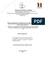 2016 Tesis Daniel Guzman - Prácticas Formativas Del Profocom y Su Relación Con Los Principios de Intra e Interculturalidad de La Ley 070 de Educación en Bolivia