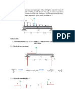 Linea de Influencia en Vigas Isostáticas (Ejercicio Resuelto)