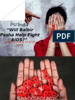 PSI India: "Will Balbir Pasha Help Fight AIDS?"