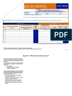 General Risk Assessment Form WHS2: Managing Workplace Health and Safety Risks Procedure