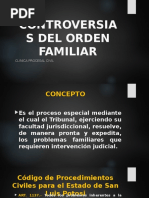 Controversias Del Orden Familiar