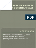 Slide K3 Sterilisasi Desinfektan Dan Dekontaminasi Pertemuan 4