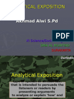 Analytical Exposition