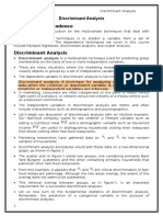 Discriminant Analysis (Student Notes)