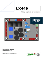 Voltage Regulator For Generators: Instruction Manual