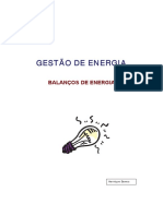 Gestâo de Energia - Balanços de Energia