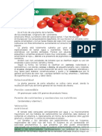 Tomate Composicion Nutricional