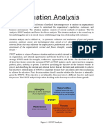 Situation Analysis SWOT