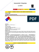 Msds Amoxicillin