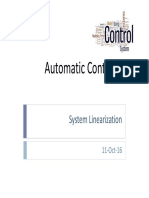 02 Automatic Control System Linearization PDF