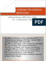 Pancasila Sebagai Paradigma Reformasi