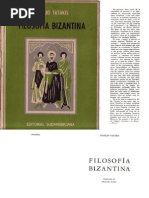 Filosofía Bizantina - Basilio Tatakis