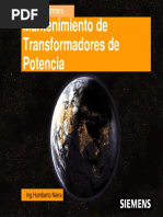 Mantenimiento A Transformadores de Potencia PDF