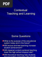 Contextual Teaching and Learning