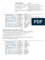 Exámen de Educación Visual y Plástica para 2do CB 2015