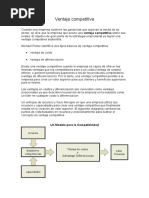 Ventaja Competitiva Michael Porter (Lectura)