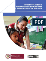 Sistema Colombiano de Formacion de Educadores