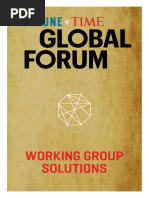 Fortune Time Global Forum 2016 Working Group Solutions