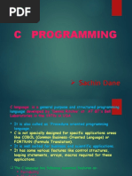 C Programming: Sachin Dane