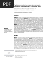 Psychiatric Comorbidities Among Adolescents With and Without Anxiety Disorders: A Community Study