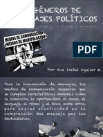 Generos de Mensajes Politicos