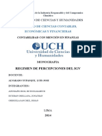 Monografia de Regimen de Percepciones