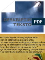 Deskriptibong Teksto