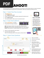 Kahoot Handout