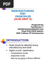 Manufacturing Test Principles: (Vlsi Unit-5)