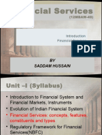 Financial Services: BY Saddam Hussain