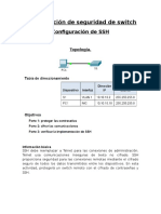 Configuración de Seguridad de Switch