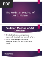 The Feldman Method of Art Criticism