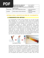 Extracción e Identificación de Colorantes Artificiales