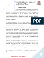 Plan Local de Seguridad Ciudadana Del Distrito de Aczo 2016