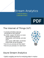 Azure Stream Analytics