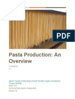 Technical Description Pasta Production