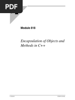 Encapsulation of Objects C++ PDF