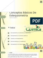 Conceptos Básicos de Estequiometria