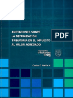 Anotaciones Sobre La Defraudacion Tributaria en El Impuesto Al Valor Agregado Carlos Weffe