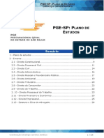 Plano de Estudo PGE