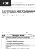 Employability Skills - Self Assessment & Reflection