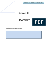 Unidad III Matrices