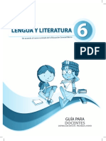 GUIA DEL DOCENTE LITERATURA 6to PDF