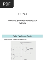 EE 741-Primary & Secondary Systems