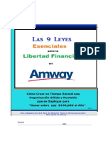 9 Leyes Esenciales para La Libertad Financiera en Amway