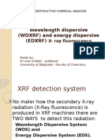 Wavelength Dispersive (WDXRF) and Energy Dispersive (EDXRF) X - Ray Fluorescence