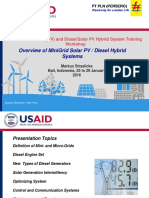 Day 01-02 M. Straslicka 2 Overview of Mini - Grid Solar PV - Diesel Engine Hybrid Systems